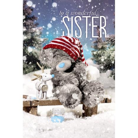3D Holographic Sister Me to You Bear Christmas Card £3.79